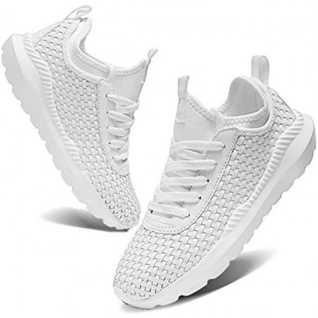 Men's Walking and Running Shoes Casual Fashion Outdoor Leisure Shoes White